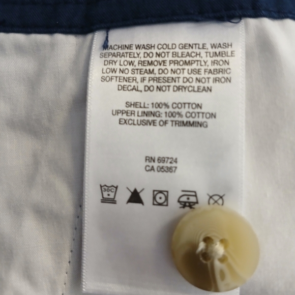 Columbia Womens Sportwear PFG Shorts Size 14 Collegiate Navy White Anchor Print - Picture 11 of 11